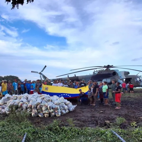 Traslado de módulos de alimentación a Comunidades Indígenas Afectadas por Lluvias en Pedro Camejo.