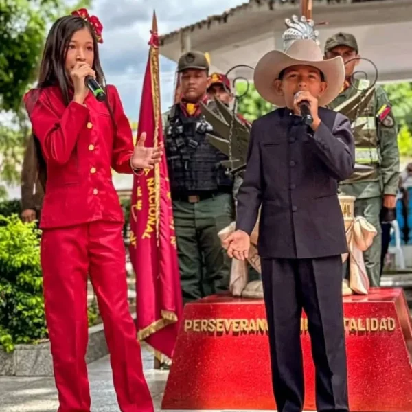 Jóvenes Talentos Apureños Brillan en Celebración del Día de la Bandera
